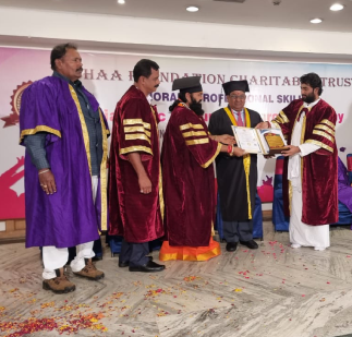 Dr. K.V. Subba Rao Conferred With Honorary Doctorate